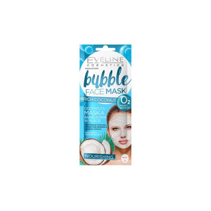 EVELINE Bubble Face Sheet Mask  Coconut  